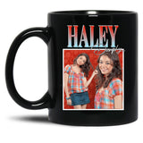 Haley Dunphy Black Coffee Mug, Gift Coffee Mug