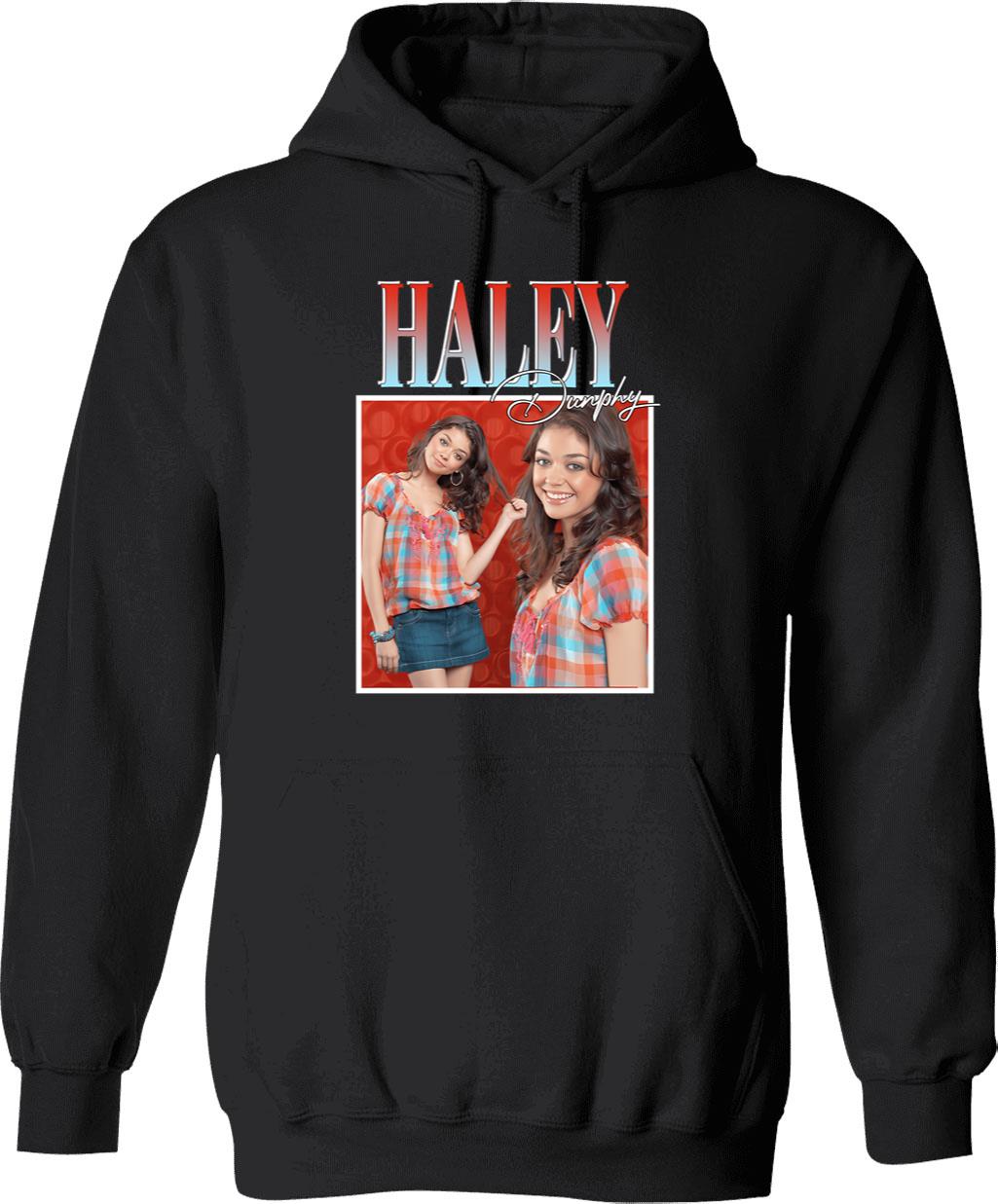 Haley Dunphy Graphic Pullover Hoodie - Black
