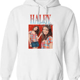 Haley Dunphy Graphic Pullover Hoodie - White