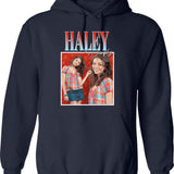 Haley Dunphy Graphic Pullover Hoodie - Navy