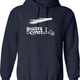 Hal Laboratory Inc. Essential Hoodie - Retro Graphic Pullover Hoodie for Men & Women - Navy