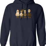Halley's Comet Funny Geeks Graphic Sciences Ufo Astronomys Astrology Mens Womens Ladies Hoodie - Navy