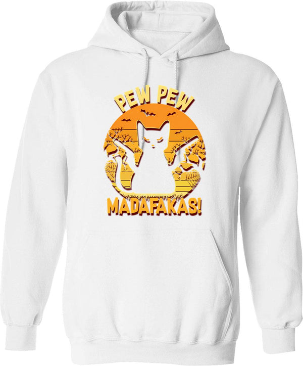 Halloween Library Classic . Hoodie - Retro Graphic Pullover Hoodie for Men & Women - White