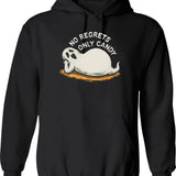 Halloween Road Hoodie - Retro Graphic Pullover Hoodie for Men & Women - Black