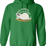 Halloween Road Hoodie - Retro Graphic Pullover Hoodie for Men & Women - Green