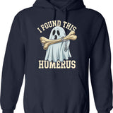 Halloween Shopping Funny Hoodie - Sarcastic Humor Graphic Hoodie - Navy