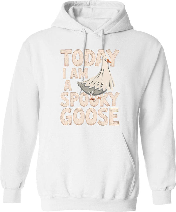 Halloween Shopping Humor Hoodie - Retro Graphic Pullover Hoodie for Men & Women - White