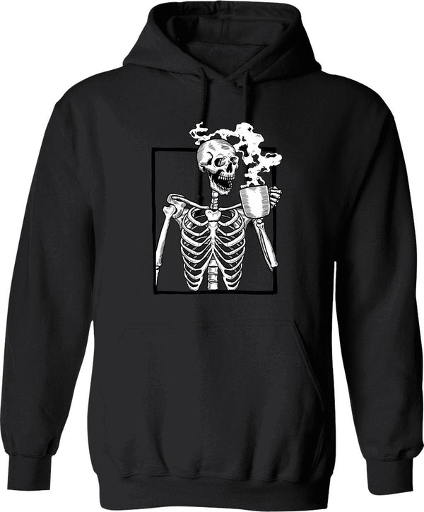 Halloween Shopping Spooky Goose Hoodie - Retro Graphic Pullover Hoodie for Men & Women - Black