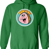 Halloween Video Rental Hoodie - Retro Graphic Pullover Hoodie for Men & Women - Green