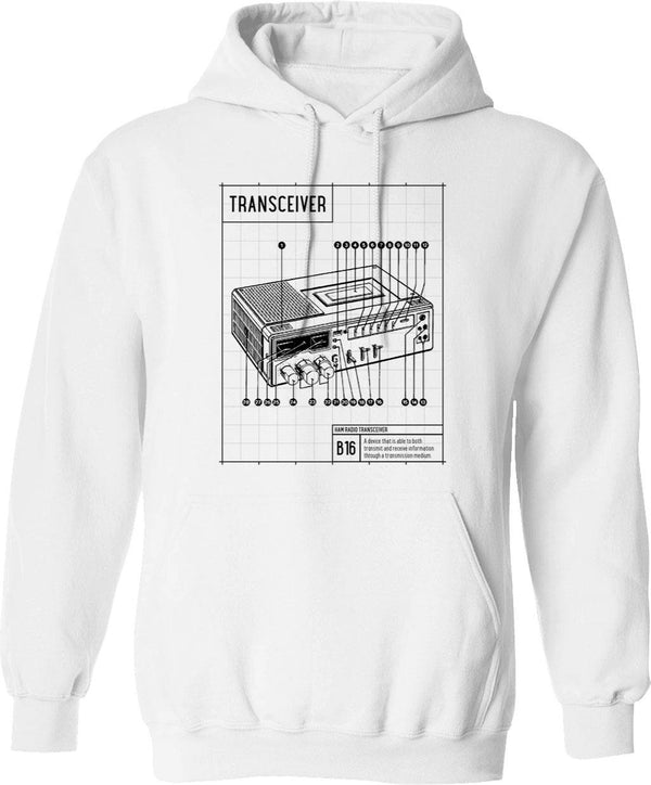 Ham Radio Is Not A Hobby - It's A Post-apocalyptic Life Skill Hoodie - White