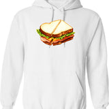 Ham Radio Transceiver Schematics Black On White Background Hoodie - White