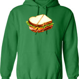 Ham Radio Transceiver Schematics Black On White Background Hoodie - Green