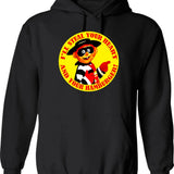 Hamburglar Wanted Original Willow Days Hoodie - Retro Graphic Pullover Hoodie for Men & Women - Black