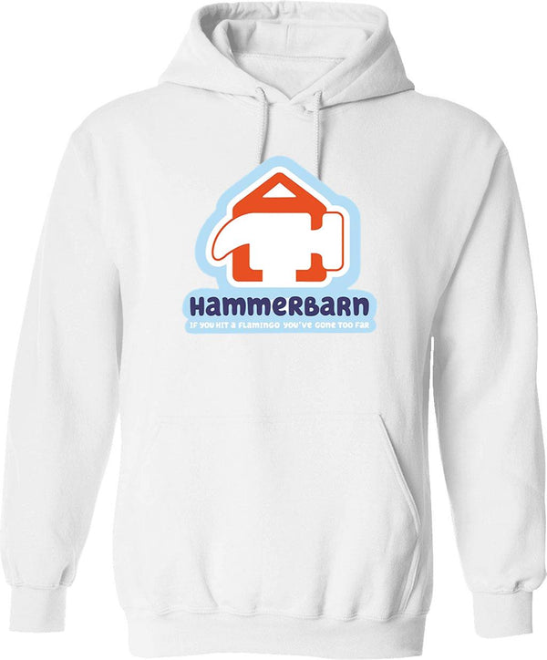 Hammerbarn Graphic Pullover Hoodie - White
