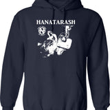 Hanatarash For Fans Graphic Pullover Hoodie - Navy