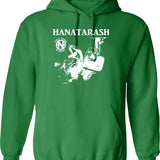 Hanatarash For Fans Graphic Pullover Hoodie - Green