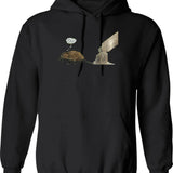 Hammerbarn Vintage Hoodie - Retro Graphic Cosy Pullover - Black