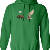 Hammerbarn Vintage Hoodie - Retro Graphic Cosy Pullover - Green