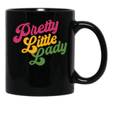Handsome Podcast Pretty Little Lady Black Coffee Mug, Gift Coffee Mug - Black