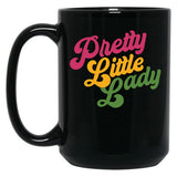 Handsome Podcast Pretty Little Lady Black Coffee Mug, Gift Coffee Mug - Black
