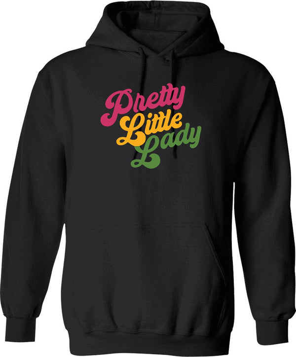 Handsome Podcast Pretty Little Lady Graphic Pullover Hoodie - Black