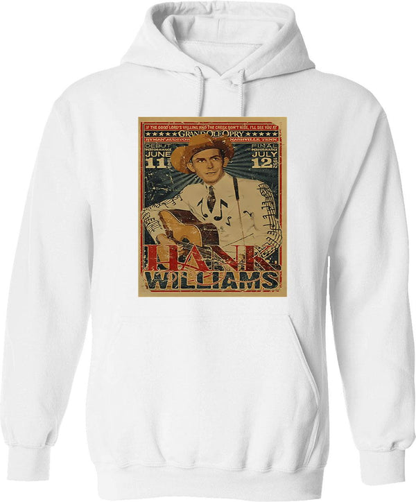 Hangin With Bernie Hoodie - Retro Graphic Pullover Hoodie for Men & Women - White