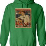 Hangin With Bernie Hoodie - Retro Graphic Pullover Hoodie for Men & Women - Green