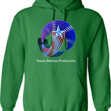 Hanna Barbera Productions 1987 Hoodie Graphic Pullover Hoodie - Green