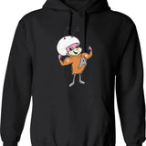 Hanna Barbera Hoodie - Retro Graphic Pullover Hoodie for Men & Women - Black