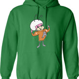 Hanna Barbera Hoodie - Retro Graphic Pullover Hoodie for Men & Women - Green