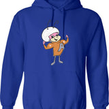Hanna Barbera Hoodie - Retro Graphic Pullover Hoodie for Men & Women - Blue
