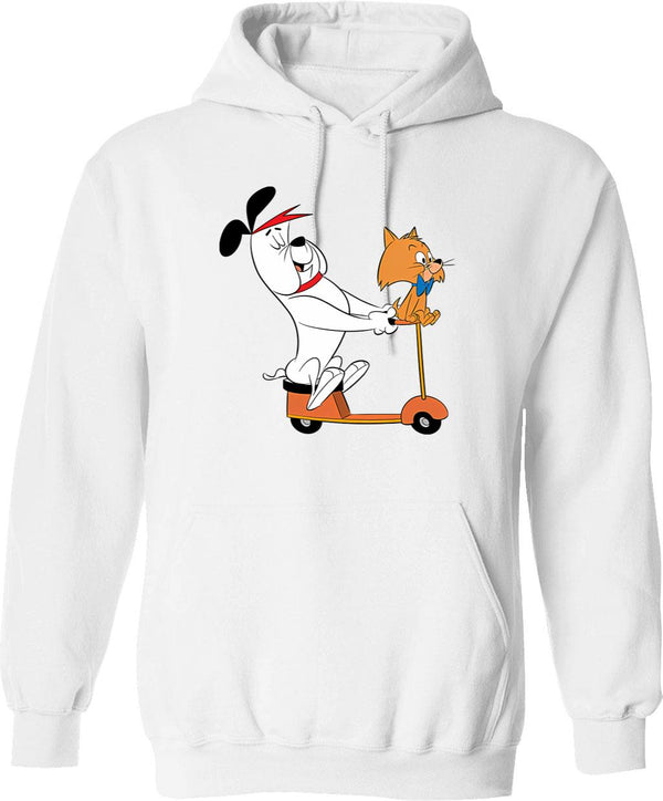 Hank_william Classic Classique Hoodie - Retro Graphic Pullover Hoodie for Men & Women - White