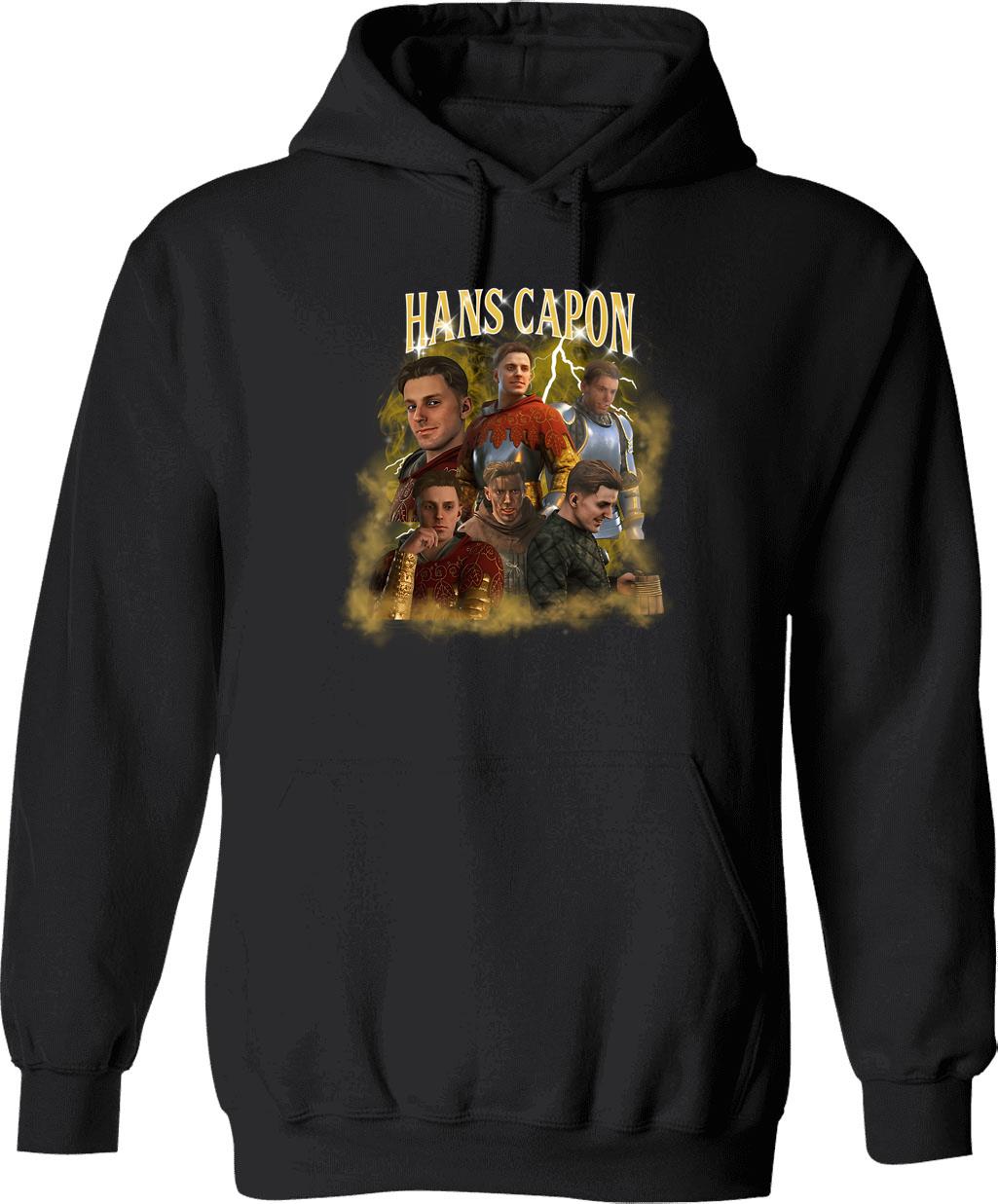 Hanna Barbera (1) Hoodie - Retro Graphic Pullover Hoodie for Men & Women - Black
