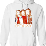 Hans Capon Kcd2 Vintage Hoodie - Retro Graphic Cosy Pullover - White