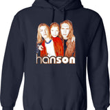 Hans Capon Kcd2 Vintage Hoodie - Retro Graphic Cosy Pullover - Navy