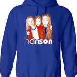 Hans Capon Kcd2 Vintage Hoodie - Retro Graphic Cosy Pullover - Blue