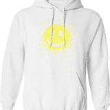 Happy Acid Smile Techno 90s Retro Gift Hardcore Hoodie - White