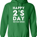 Happy Happy Halloween Hoodie - Retro Graphic Pullover Hoodie for Men & Women - Green