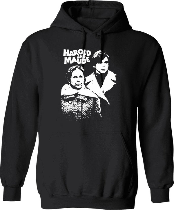 Harmonica Vintage Patent Drawing Hoodie - Retro Graphic Cosy Pullover - Black