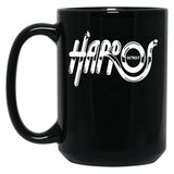 Harpos Detroit Logos Black Coffee Mug, Gift Coffee Mug - Black