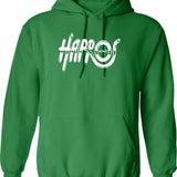 Harpos Detroit Logos Graphic Pullover Hoodie - Green