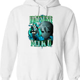Hatsune Miku Rap Bootleg Graphic Pullover Hoodie - White