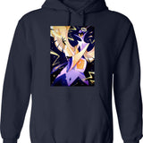 Hazbin Hotel Adam Classic Graphic Pullover Hoodie - Navy