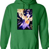 Hazbin Hotel Adam Classic Graphic Pullover Hoodie - Green