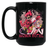 Hazbin Hotel Alastor and Lucifer Classic Black Coffee Mug, Gift Coffee Mug - Black