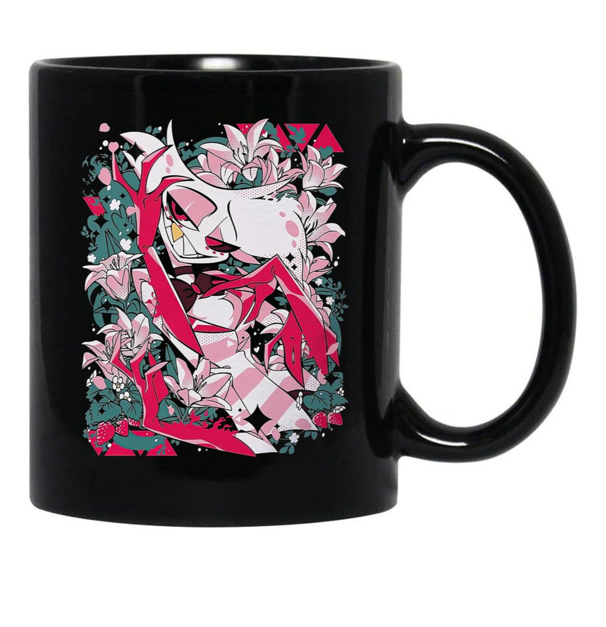 Hazbin Hotel - Angel Dust Classic Black Coffee Mug, Gift Coffee Mug - Black