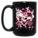 Hazbin Hotel Angel Dust Classic Black Coffee Mug, Gift Coffee Mug - Black