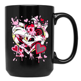 Hazbin Hotel Angel Dust Classic Black Coffee Mug, Gift Coffee Mug