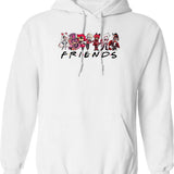 Hazbin Hotel Friend Hoodie Graphic Pullover Hoodie - White