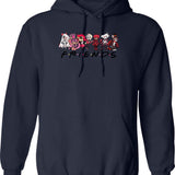 Hazbin Hotel Friend Hoodie Graphic Pullover Hoodie - Navy